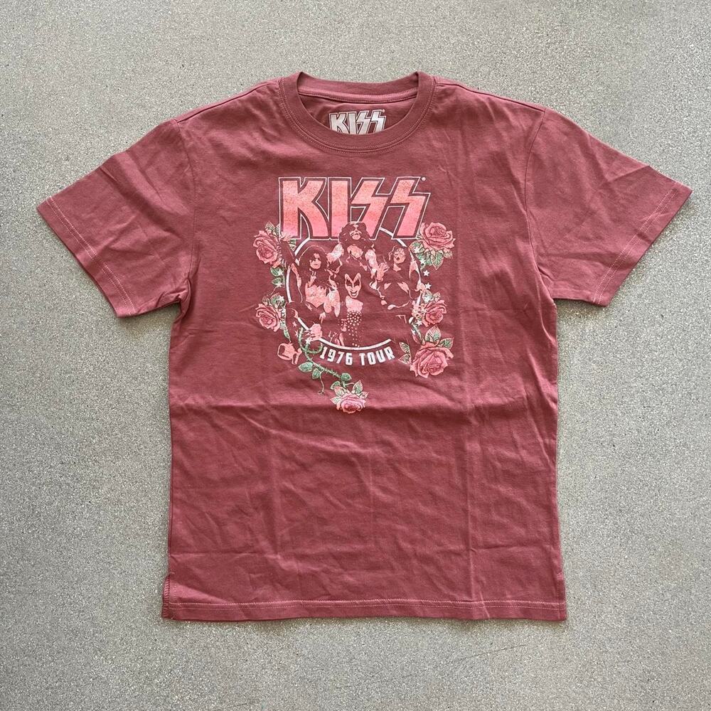 Kiss 1976 tour band tee